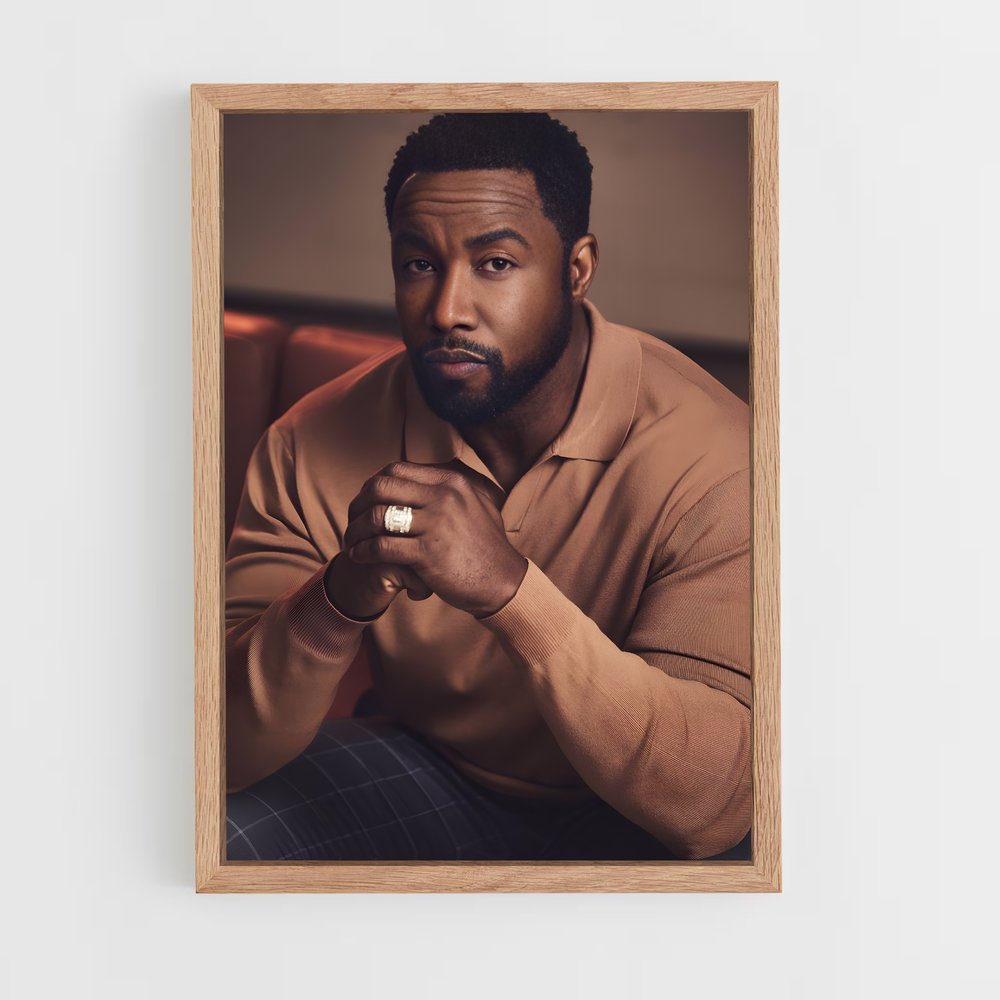Poster L'Homme au Pull Brun – affiche Karaté (vue 4)